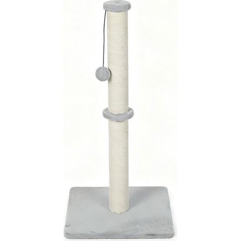 Skylos Tall Cat Scratching Post 75cm Sisal Pole Heavy Duty Base Scratcher Ball (1/5)