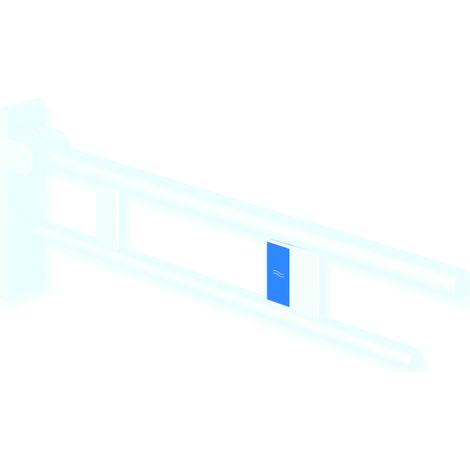 HEWI 900.50.175XA SK-Griff Duo (B), li, 700, WC-Spül
