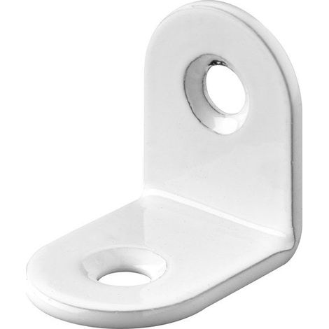Juego de 10 soportes para sillas HETTICH de acero blanco, L.20 mm x A.15 mm x A.2 cm HETTICH