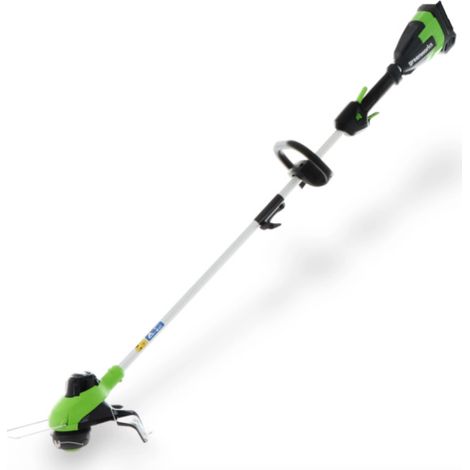 Desbrozadora GREENWORKS DVT de 33 cm y 48 V - Batería y cargador no incluidos - G48ST8