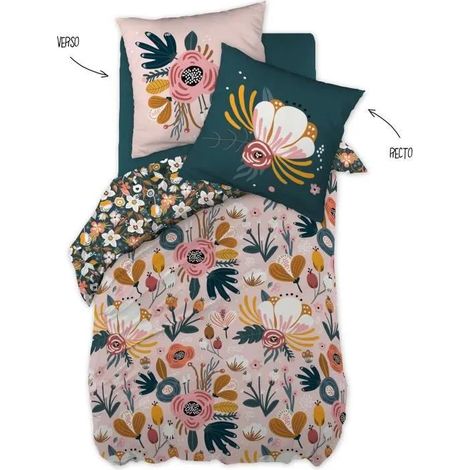 Actome Champetre Juego de cama infantil 140x200 cm multicolor