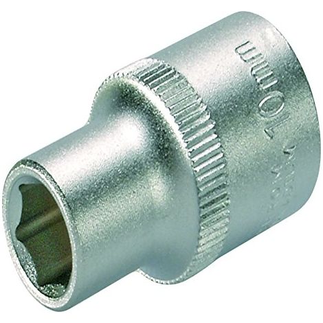 BGS Steckschlüssel-Einsatz Sechskant Antrieb Innenvierkant 10 mm (3/8") SW 10 mm - 10610