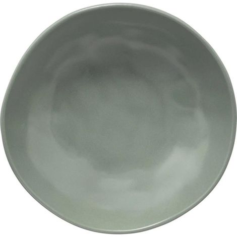Lot de 6 Assiettes Creuses "Noe" 20cm Vert Olive (1/2)