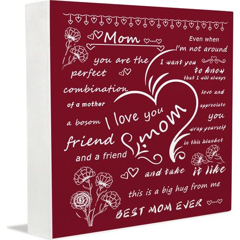 Plaque commémorative, boîtes décoratives pour futures mamans, panneaux en bois pour anniversaire, mariage, Pâques, fête des mères, fête des pères (1/5)