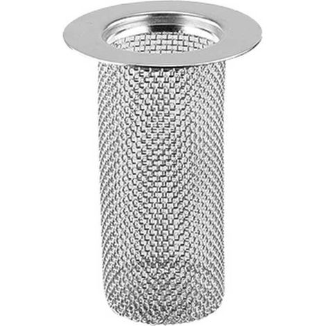 Rejilla de desagüe de acero inoxidable 304 de paredes gruesas con protección antiobstrucción, de aplicación universal para baños, cocinas y bañeras (diámetro 25-55 mm, 1 unidad). (1/5)