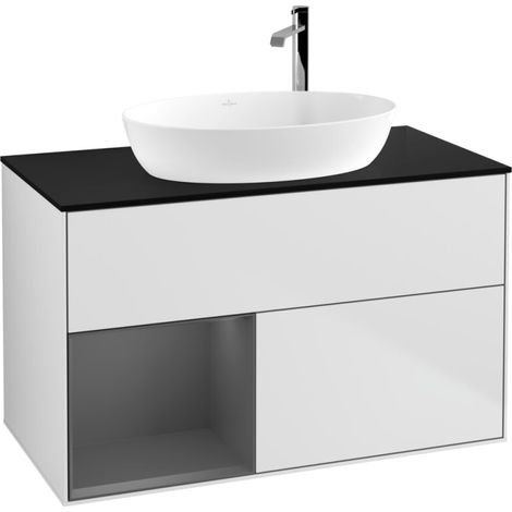 Villeroy & Boch F892GKMT Meuble sous lavabo Finion F89 (1/2)