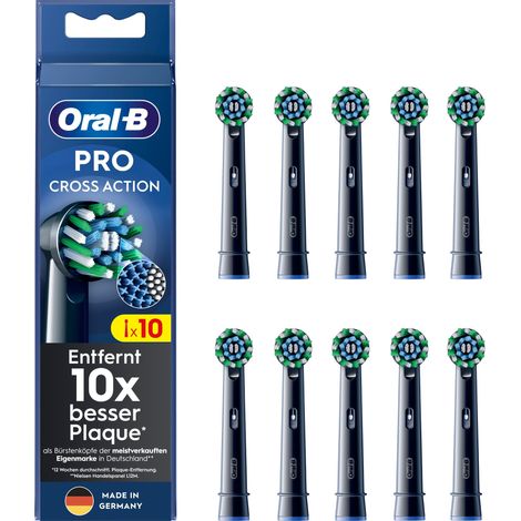 Oral-B Aufsteckbürsten schwarz Pro CrossAction 10er (1/5)