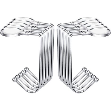 YMYNY Handtaschenhaken, Metallhaken, Taschenaufhänger, Sicherheitsclips, Griffclips für Tisch (10) (1/5)