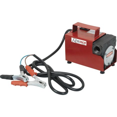 Trade Shop - Bomba De Trasiego De Gasóleo 12v Autocebante Sin Mangueras De Aspiración Surtidor De Gasóleo -