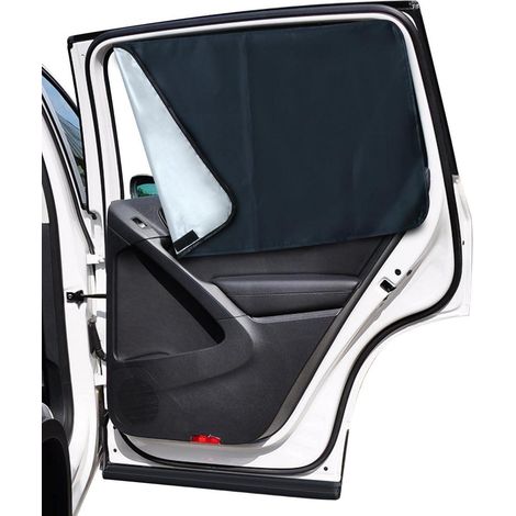 Sonnenschutz Auto 2 Stück magnetisch für Seitenscheibe UV-Schutz Hitzeschutz (1/5)