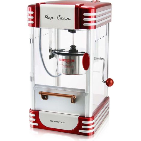 Máquina de palomitas emerio roja 360 vatios 25 x 31 cm