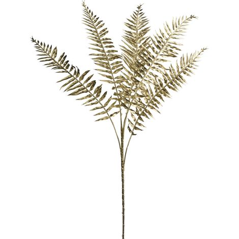 Conti Ramo Natale Felce H 80 Cm x 5 Gold