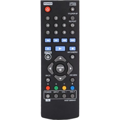 Télécommande universelle pour lecteur DVD LG, compatible modèles BP340, BP135, BP335W - AKB73896401 (1/5)