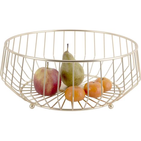 Corbeille à fruits en métal design filaire KINK (1/4)