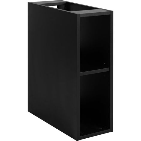Mobile da bagno, Nero, 20 x 57 x 46 cm (1/5)