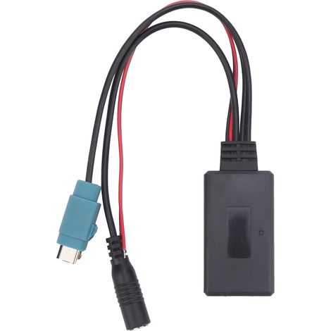 Câble adaptateur Bluetooth voiture sans fil radio AUX micro mains libres compatible avec Alpine KCE-236B / CDA-9852 / E (1/5)