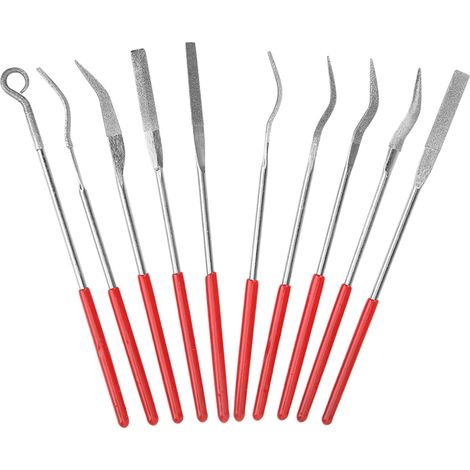 Jeu de limes diamantées, abrasif courant, forme spéciale, outils manuels multifonctions (1/5)