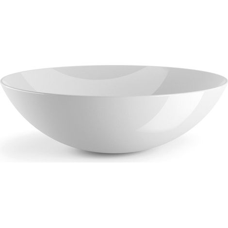Lineabeta - Lavabo tondo da appoggio Acquaio in ceramica Ø29,5 cm