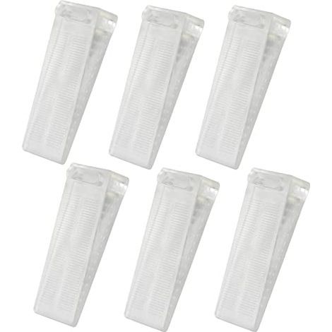 Lot de 6 cale-porte en caoutchouc antidérapant, non toxique et inodore, pour tous les sols durs, porte de balcon, salle de bain, cha (1/4)