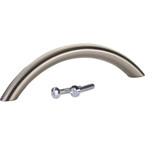 SO-TECH - Poignée de meuble BG01 - Entraxe 96 mm - L115 mm - Gris - Pour cuisine, salle bain, armoire, commode, tiroir