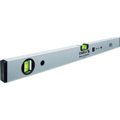 Stabila 59140-05-4 70E Livello a Bolla Professionale 2 Bolle Precisione 0.5 mm-m 500 mm colore Argento