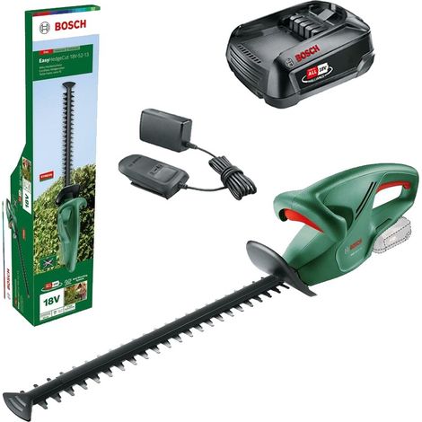 Bosch 0600849M00 52cm EasyHedgeCut 18V-52-13 18V Cordless + 1.5AH Battery kit (1/5)