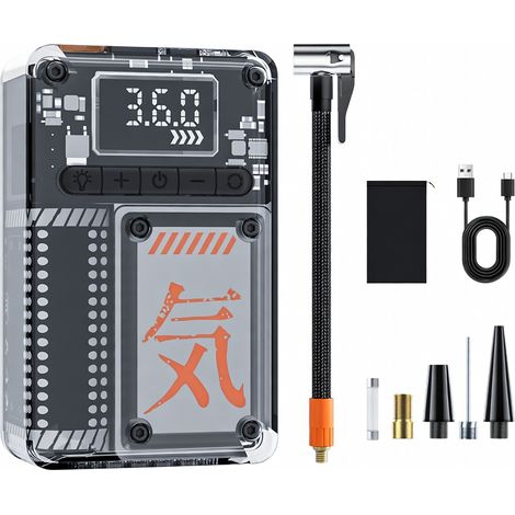 Inflador de neumáticos inalámbrico con pantalla digital para coche, modelo 5546C (1/5)