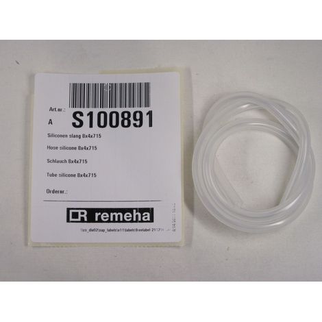 Remeha Tubo flessibile 8x4x715, S100891