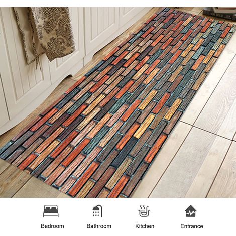 Tapis de sol antidérapant pour bureau, salle de bain et cuisine, 40 x 120 cm (1/5)