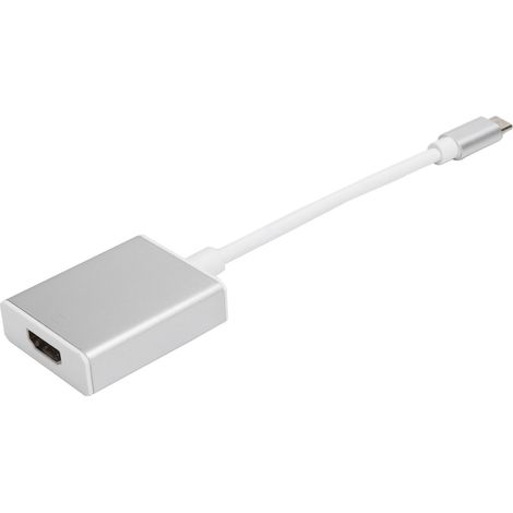 Adaptateur USB 3.1 TypeC vers interface multimédia haute définition argentée 4K x 2K pour OS X (1/5)