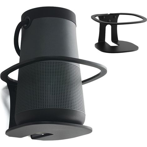 Support mural en aluminium pour enceintes Bose Soundlink Revolve+ II, fixation murale robuste en métal.