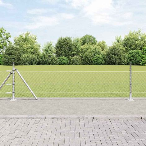 Zaunpfosten Silber