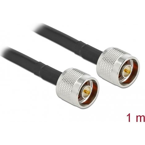 Delock Antennekabel N Stecker zu N Stecker LMR/CFD300 1 m low loss