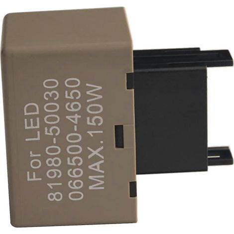 Autozubehör 8-poliges elektronisches Blinkrelais für LED-Lampe 81980-50030 066500-4650 Edition 0617