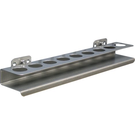 ADB Lochwand Werkzeughalter Nüsse Nusshalter-Ablage mit 9 Löcher, 390x30 mm