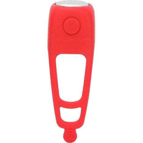 Sonnette antivol électrique sonore pour guidon VTT vélo rouge (1/5)