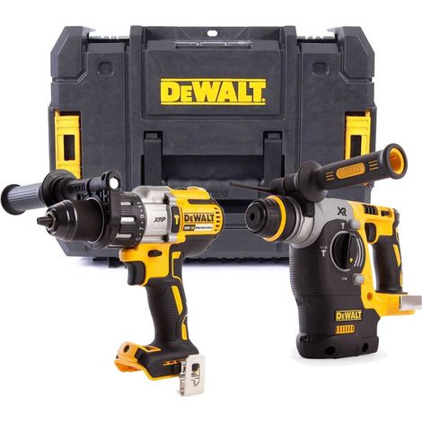 Dewalt DCK229 18V Brushless Pack DCD996 Combi Drill DCH273 SDS Hammer Bare TSTAK (1/3)