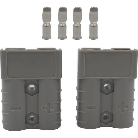 Connecteur Anderson pour Charger et alimenter Paire Mâle et Femelle AMH 50A 600V (1/5)