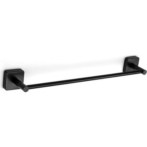 Portasalviette a barra 60cm in acciaio inox finitura nera opaca CLODE-N kamalu