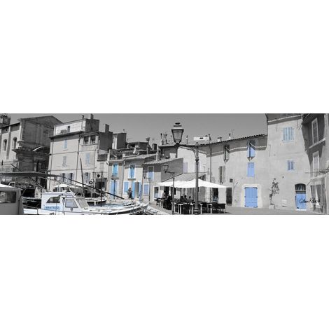 Tableau sur toile miroir aux oiseaux 30x97 cm - Impression sur Toile Murale Décorative - Image imprimée en HD sur Toile - Toile sur Châssis en Bois FSC - Fabriqué en France