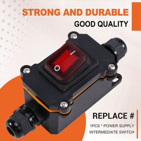 Interrupteur Intermediaire - IP65 Etanche - 220 V - 16 A - Pour Installation Extérieure - 3 Pièces (1/5)