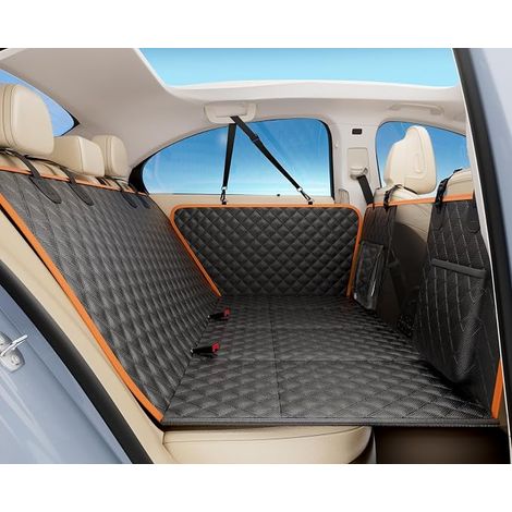 Protection Voiture Chien 13262 CM, Housse Voiture Chien, Panneaux durs Améliorés, Support jusqu'à 150 kg, d'espace pour une Couverture Complète du Siège Arrière