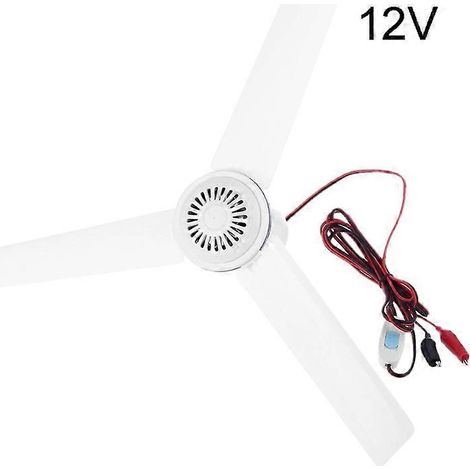 Ventilateur suspendu pour tente de camping, randonnée, barbecue, lit de dortoir, etc. (1/4)