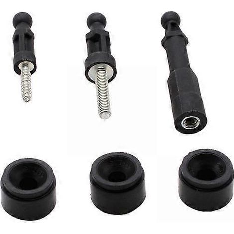 Kit de 4 coussinets en caoutchouc pour cache-moteur (3 pièces) 1434444 pour Ford Focus MK2 04-11 (1/5)