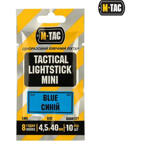 M-Tac Lightstick Chemische Beleuchtung - 4,5 x 40 - Blau - 10 Stück (1/4)