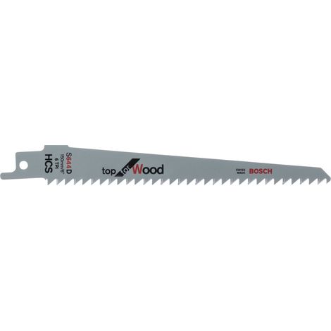 Bosch Accessories 2608650673 Lama per sega universale S 644 D - Top for Wood Lunghezza lama della sega 150 mm 5 pz.