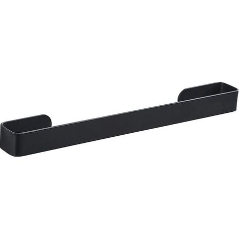 Porte-serviettes pour salle de bain et cuisine, finition noire (1/5)