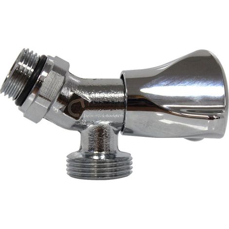Robinet de machine à laver orientable en laiton CW617N – Raccord mâle 1/2' et 3/4' – Étanchéité optimale avec joint EPDM (1/5)