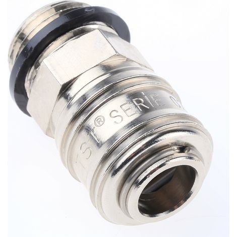 Raccord rapide pneumatique RS PRO, Filetage vers Mâle G 1/2 Mâle 1/2pouces CEJN 320, JWL 520, JWL 530, Parker PE, ( Prix pour 1 ) (1/2)