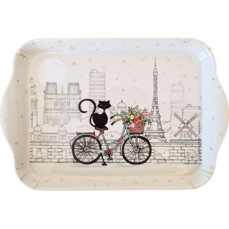 Mini plateau rectangulaire un Chat à Paris (1/2)